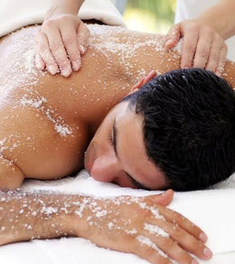 Depilação e Estética para Homens - Esfoliação Corporal